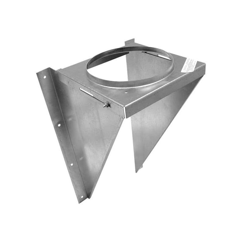 5x22 Class A Galvanized Chimney Pipe Wall Support Kit G9690