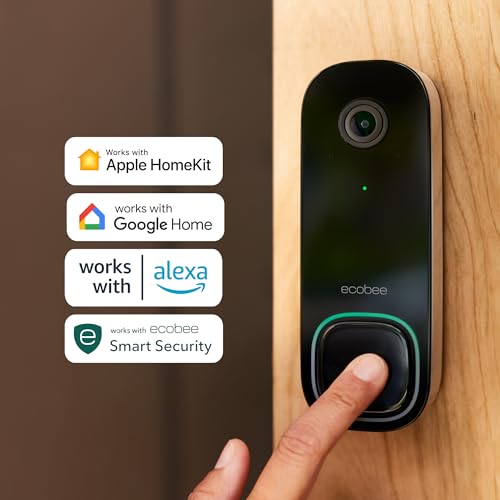 Smart Video Doorbell Camera (Wired) with HD Camera, Night Vision, 2-Way Talk L7345