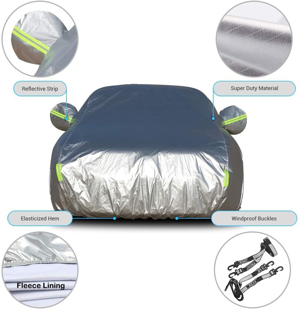 Waterproof 6 Layers Outdoor Full Exterior Car Cover M842