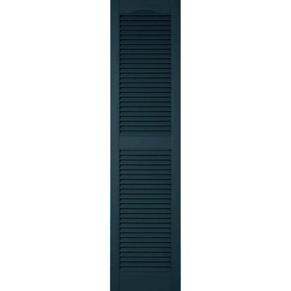 Vinyl Open Louver Shutters O2846