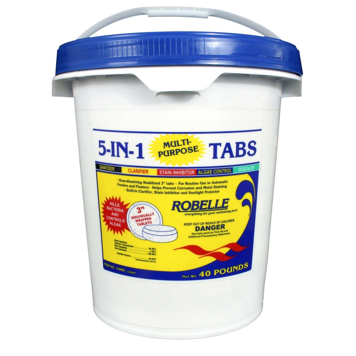 5-in-1 Multi-Purpose Chlorine Tabs, 40 lb M21554