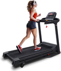 2 in 1 Folding Treadmill with Bluetooth Audio Speakers G490