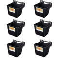15 qt. Mountable Plastic Hook Feeder, Black (6 Pack) N787248