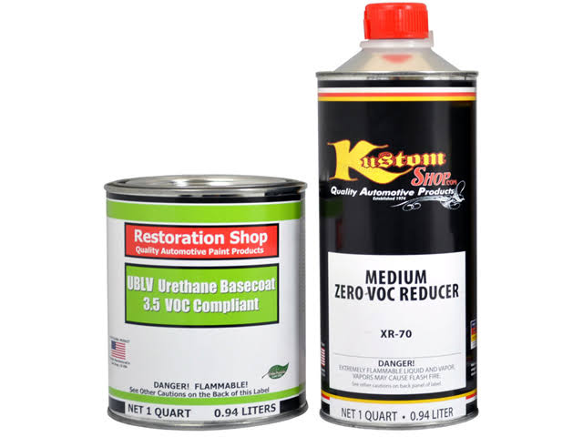 Blue Low VOC Urethane Basecoat Auto Body Paint Kit J730