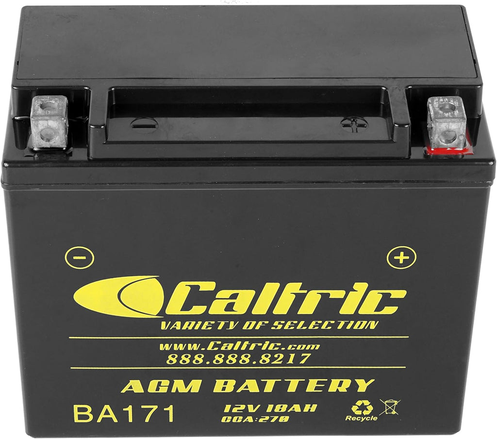 Caltric Agm Battery Polaris Sportsman 500 4X4 Efi 2007 2008 2009 2010 D418