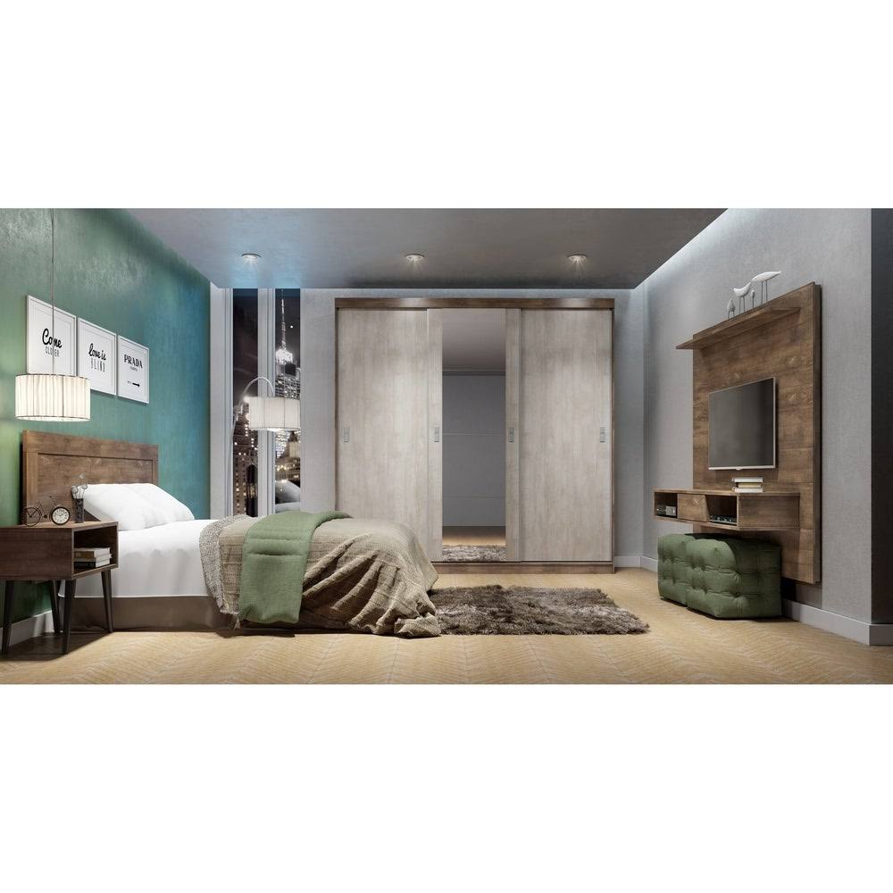 Brown King Wall Mounted Headboard P921