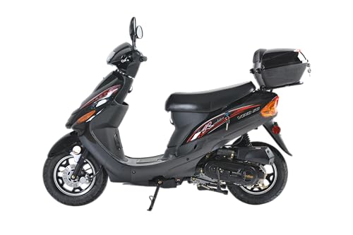 49cc 50cc street legal fully automatic scooter moped with Matching trunk V2943