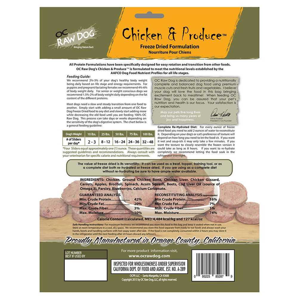Freeze-Dried Chicken Dog Food P72118