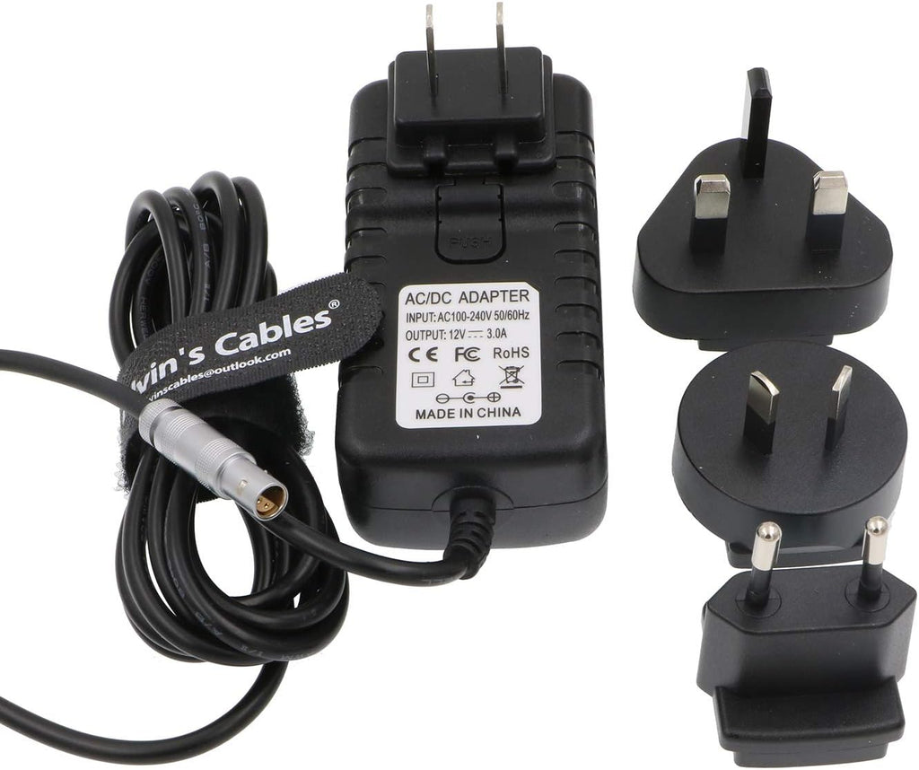Z Cam E2 Power Adapter Cable with US UK EU AU Plugs H307673