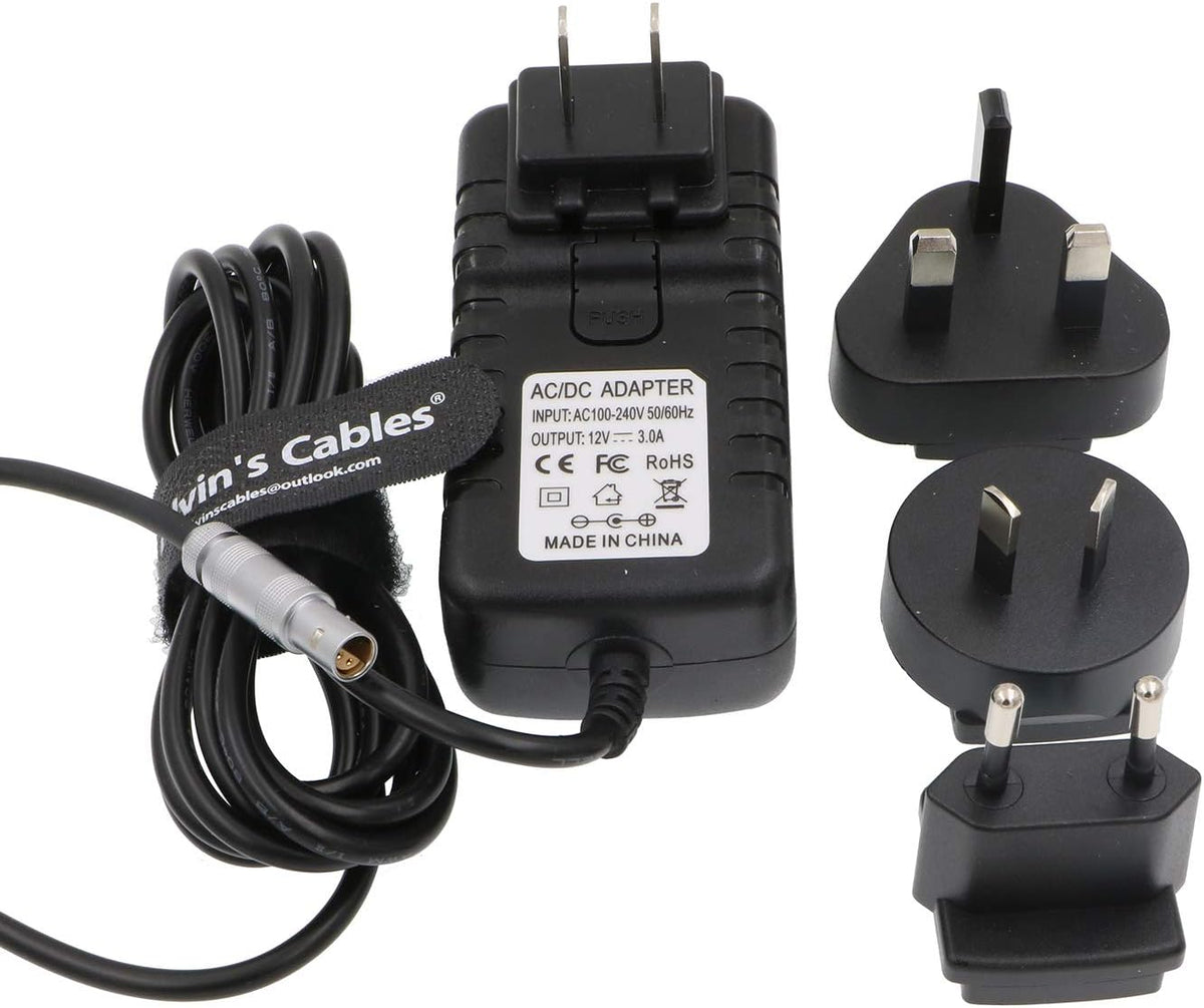 Z Cam E2 Power Adapter Cable with US UK EU AU Plugs H307673