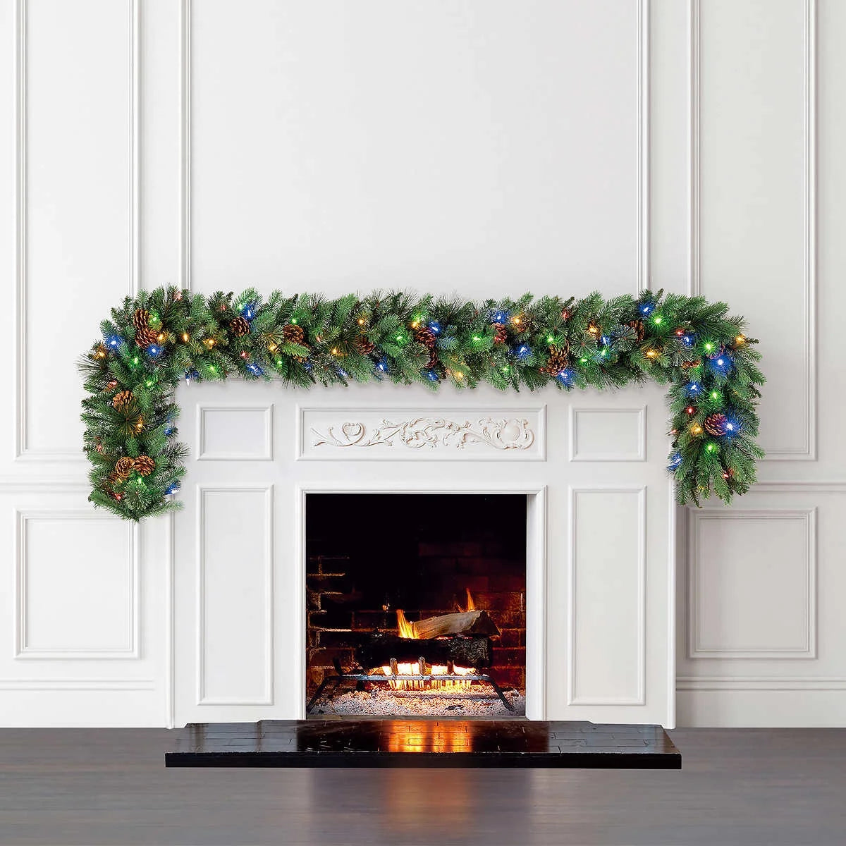 Pre-Lit LED Greenery Garland I467018