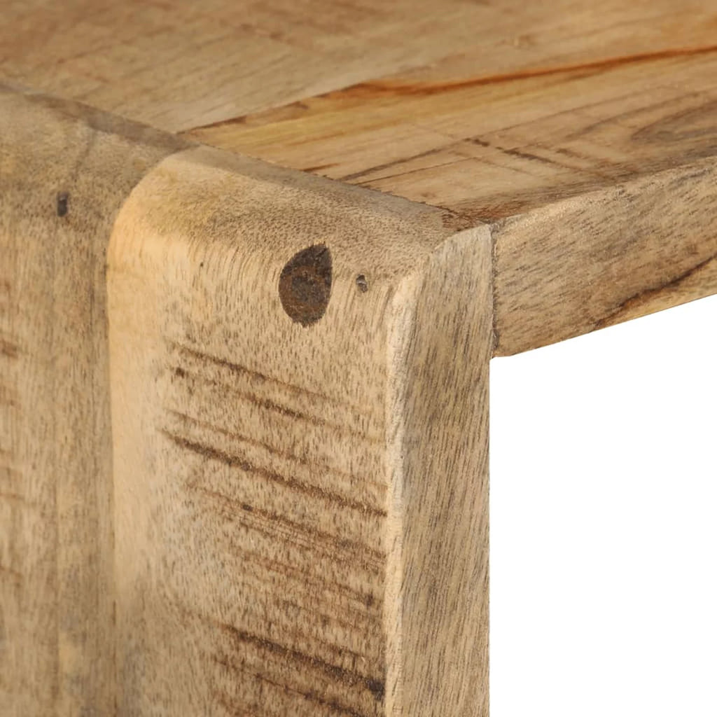Solid Mango Wood 3 Piece Wall Cube Shelf Set J8520