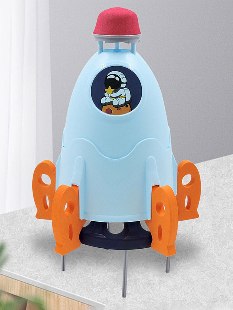 Blue Plastic Rocket Sprinkler Toy K2220