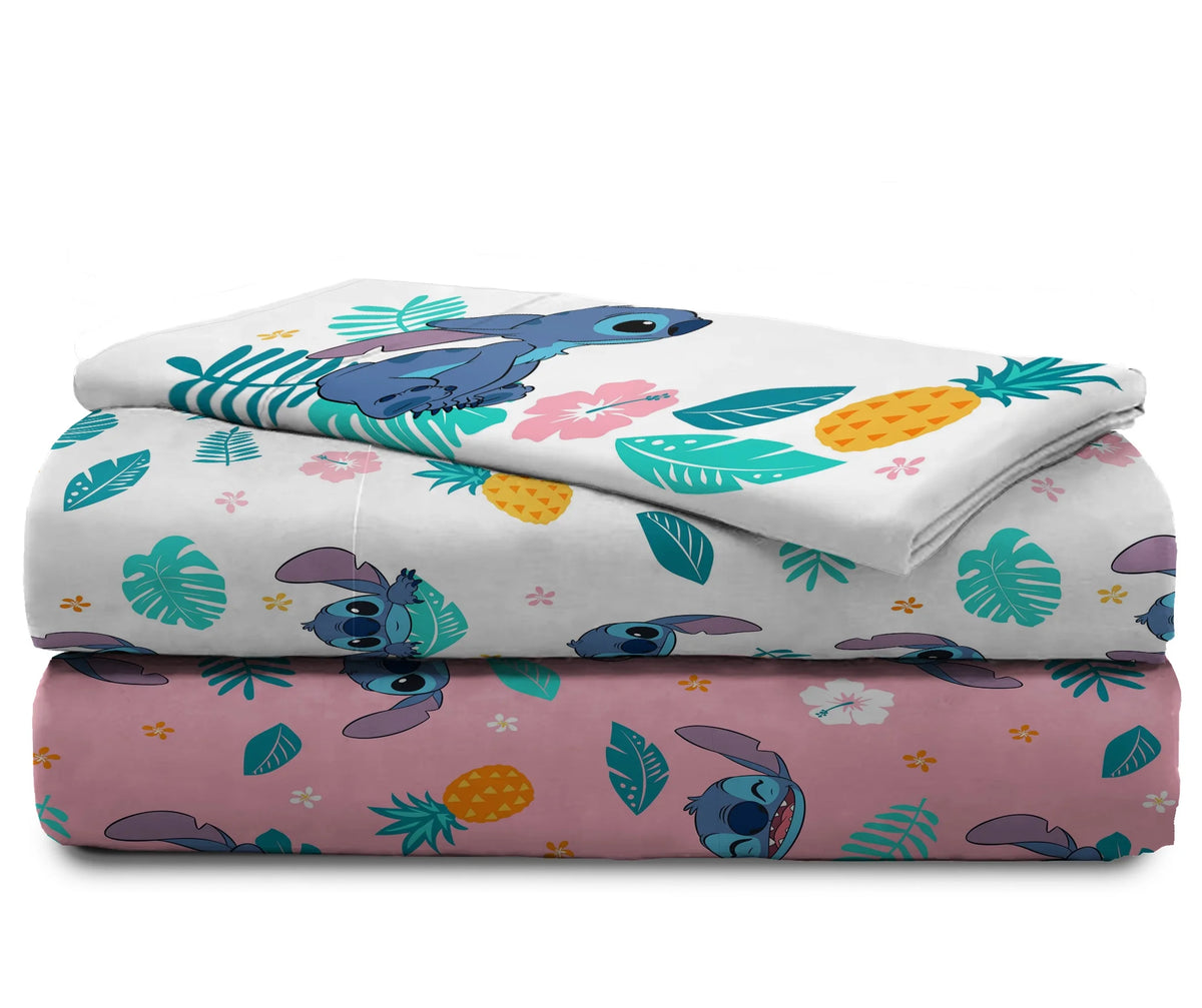 Pink Microfiber Kids 3-Piece Twin Sheet Set N668
