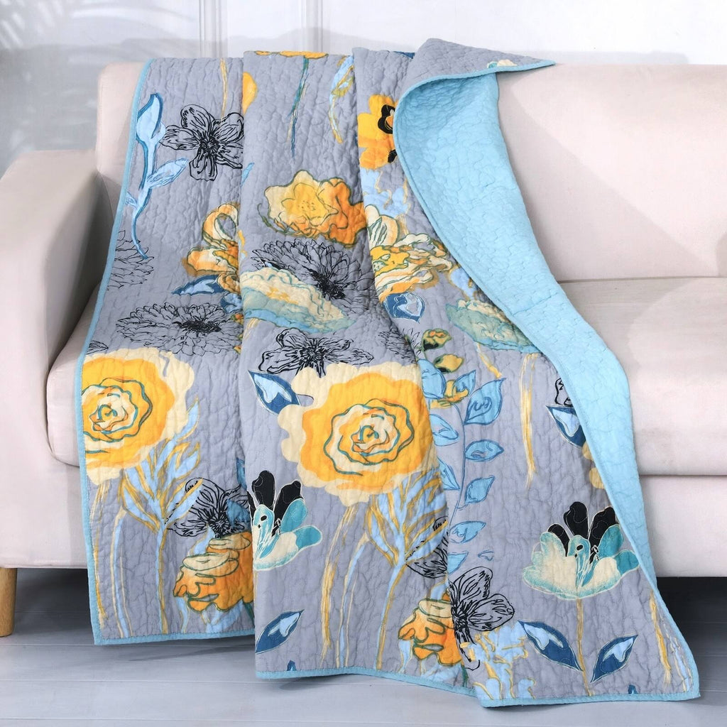 Quilted Cotton Throw B259
