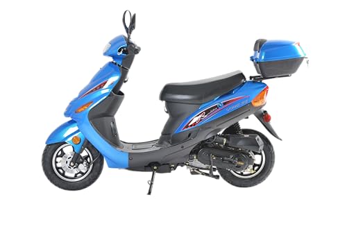 49cc 50cc street legal fully automatic scooter moped with Matching trunk V2943