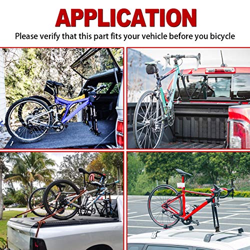 Bike Fork Mount Bicycle Quick-Release Aluminum Alloy Fork Block Mounts 2 Pcs E20334