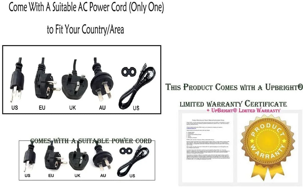 12.5V AC/DC Adapter Power Supply Cord Cable G397