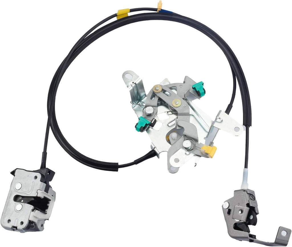 Car Front Left Door Latch Lock & Cable Rod Kit Compatible with Ford F150 F250 F350 Bronco 1992-1997 Z234
