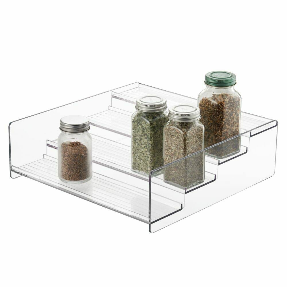 Plastic Spice Rack Caddy Kitchen Food Storage Rack H960