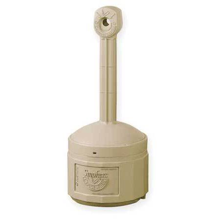 Butt Can, Adobe Beige, Capacity 4 Gallons N524248