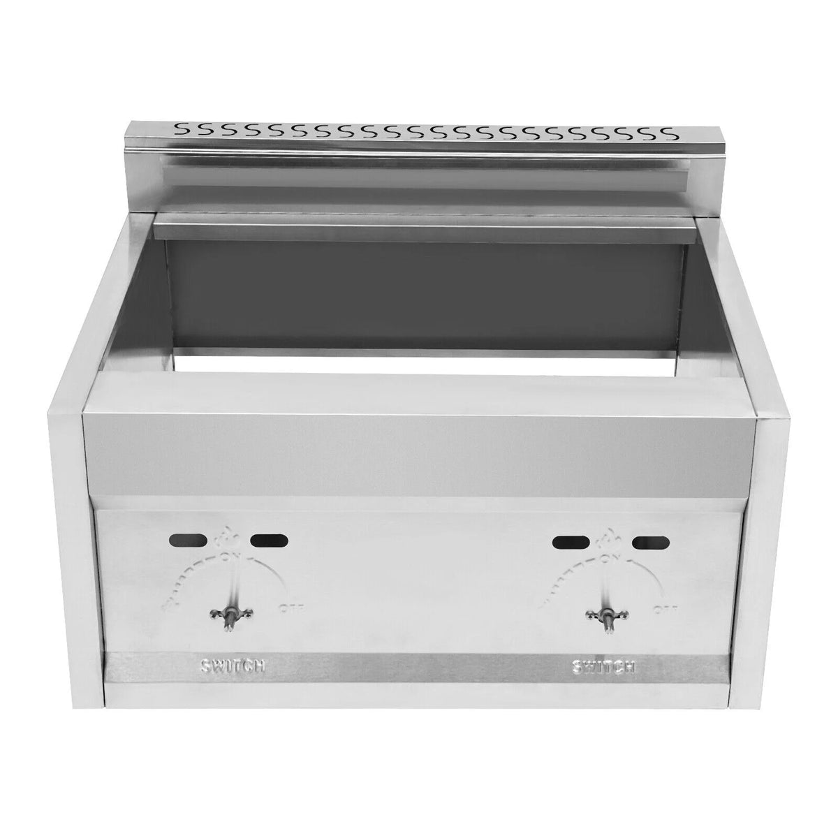 6L*2 Stainless Steel Commercial Countertop Gas Deep Fryer with 2 Basket N812