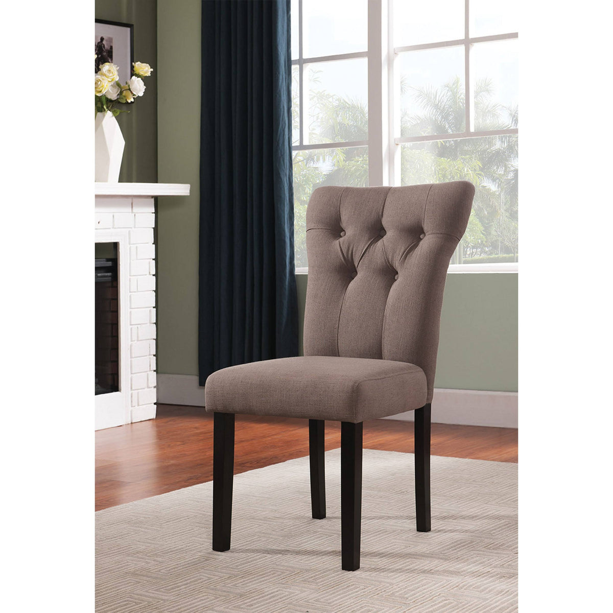Espresso Brown Side Chair - 2 count I83755