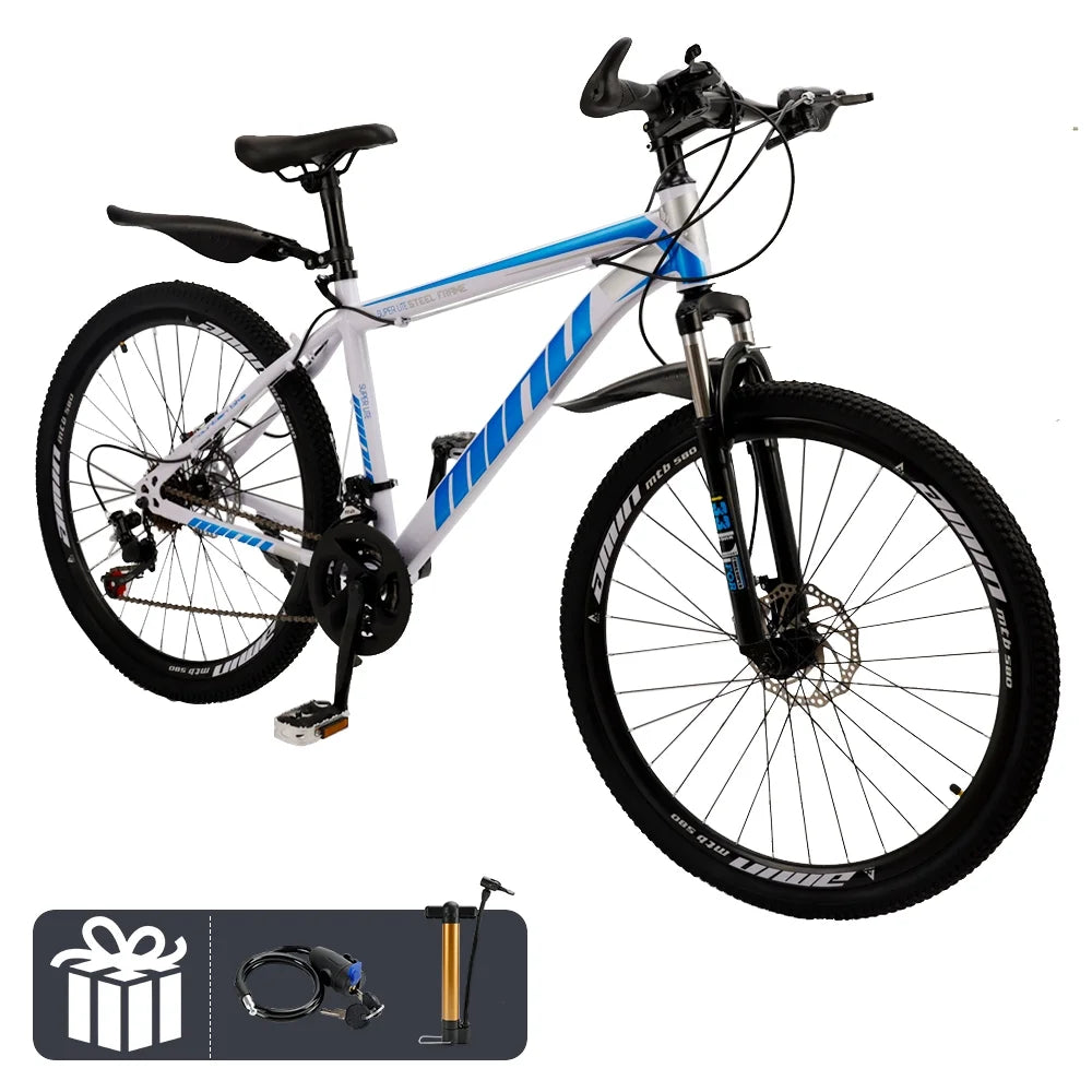 Full Suspension 21 Speed 26 inch Dual Disc Brake Mountain Bike C132429