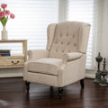 Button-tufted Reclining Club Chair T65729