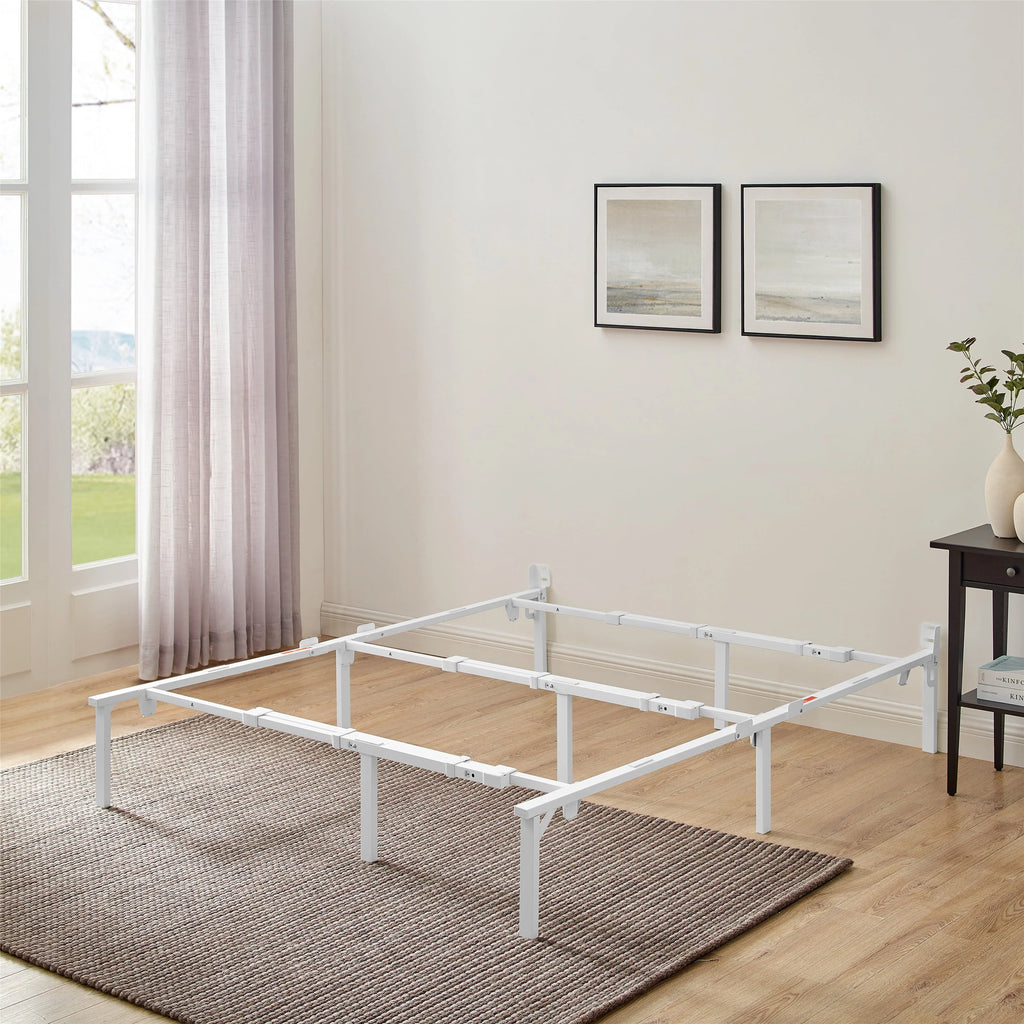 Adjustable Metal Platform Bed Frame, Black T361