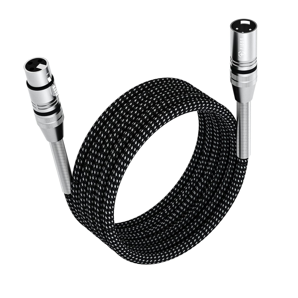 100ft Nylon Braided XLR Male to Female Microphone Cable Z5497