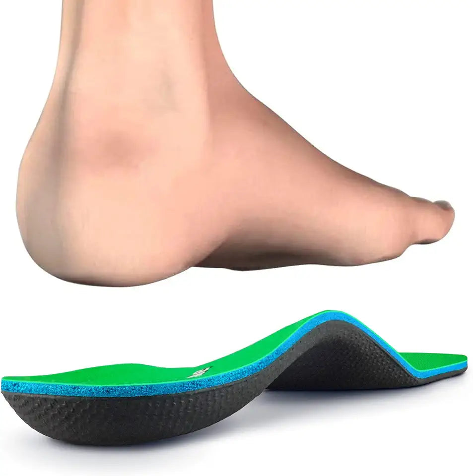 Arch Support Insoles for Women & Men, Orthotic Shoe Inserts for Flat Feet, Plantar Fasciitis, Foot Pain, Overpronation (9-9.5 Women/7-7.5 Men) G6881