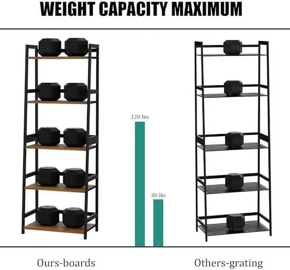 5 Tier Tall Bookcase G896025