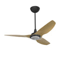 52 Ceiling Fan with Caramel Aluminum Blades and Black Finish H176593