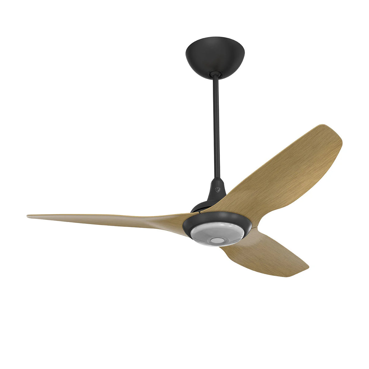 52 Ceiling Fan with Caramel Aluminum Blades and Black Finish H176593