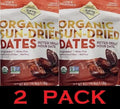 Organic Sun-Dried Pitted Deglet Nour Dates 40 oz Bag 2 Pack G67352