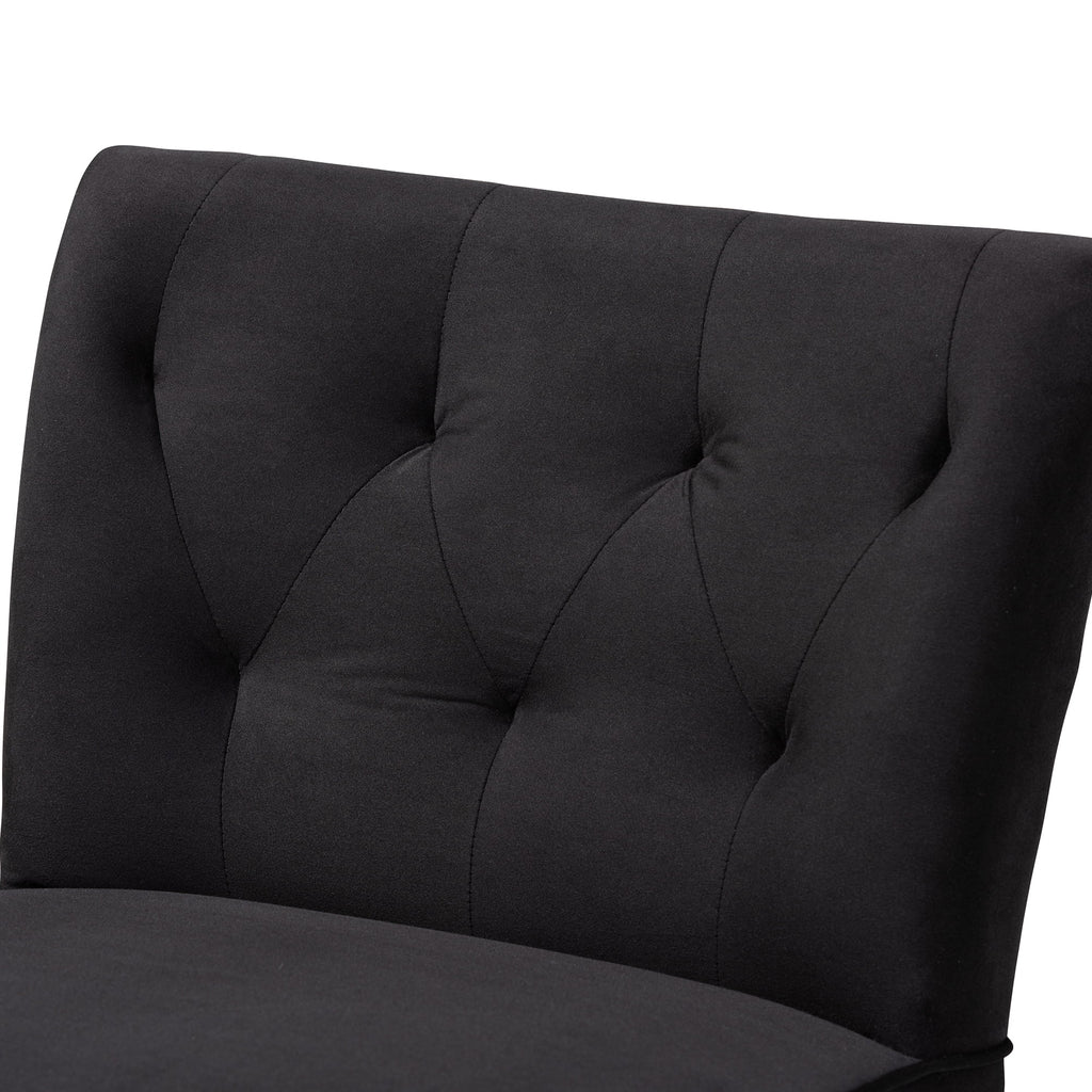 Black Slipper Chair I340904