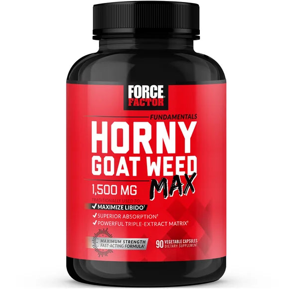 90 Capsules 1500mg Horny Goat Weed Herbal Supplement S1333