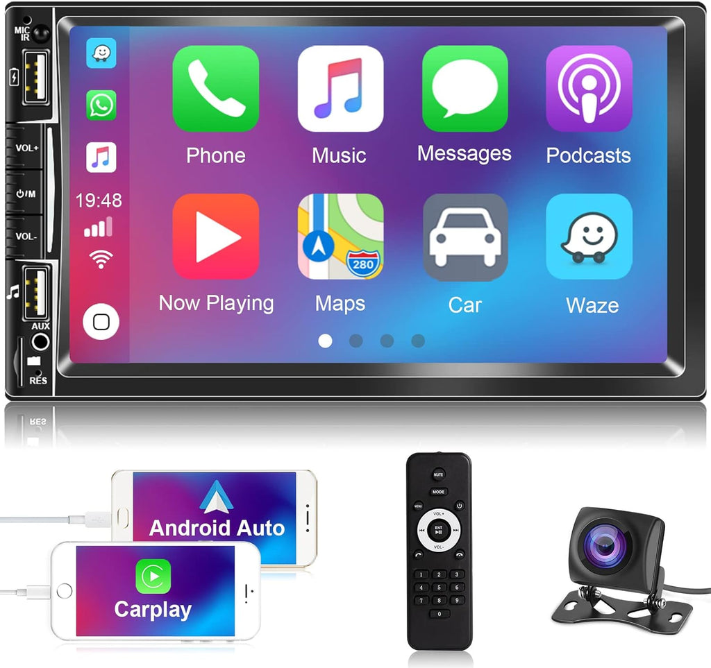 7 inch Touch Screen Car Stereo Radio with Bluetooth Backup Camera I9719