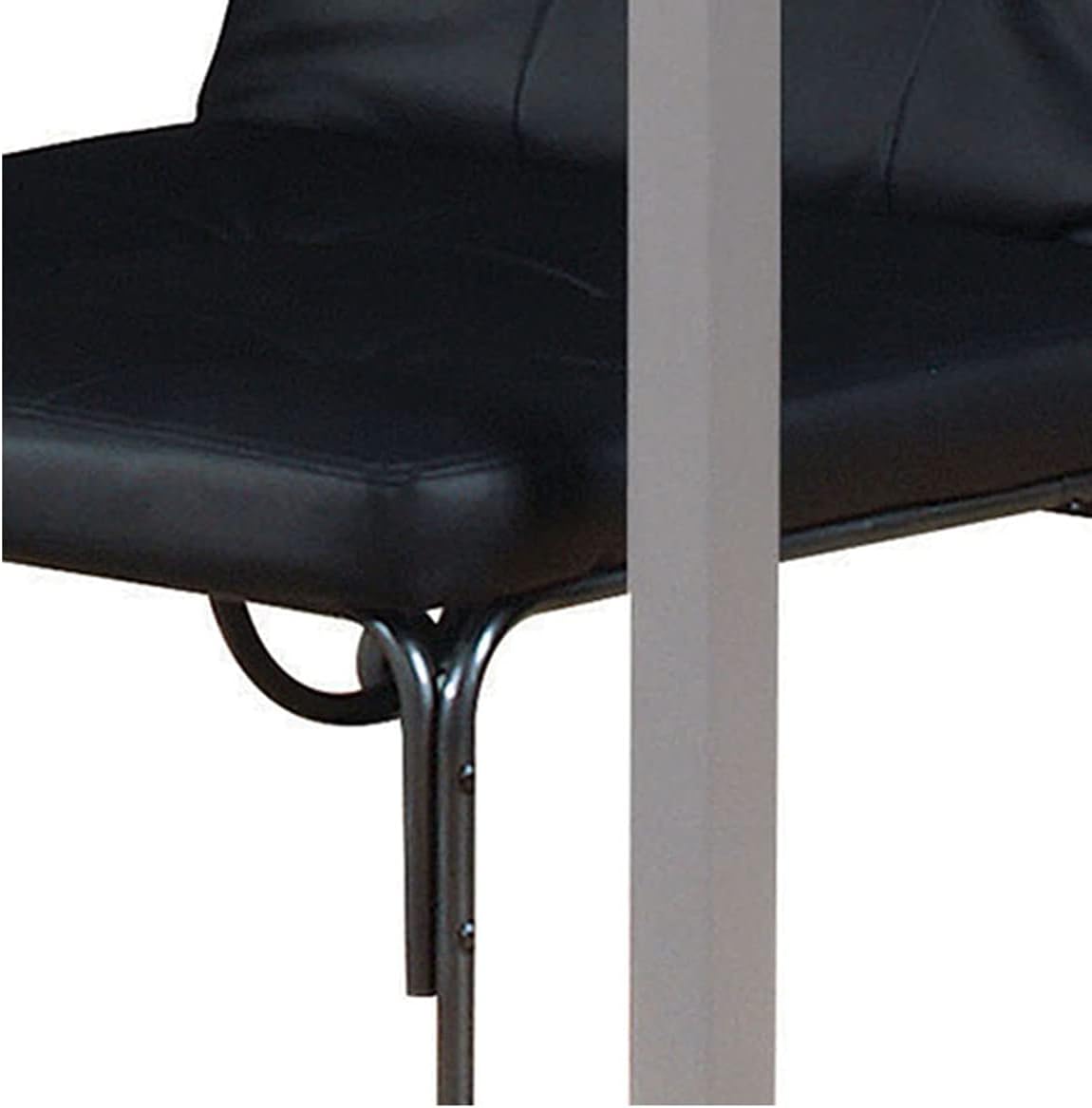 Silver And Black Futon Chair V625122