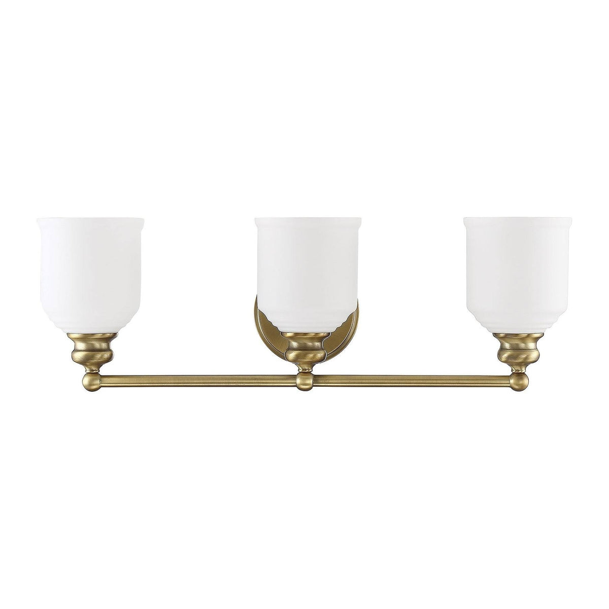 2 Light Warm Brass Bath Light O832