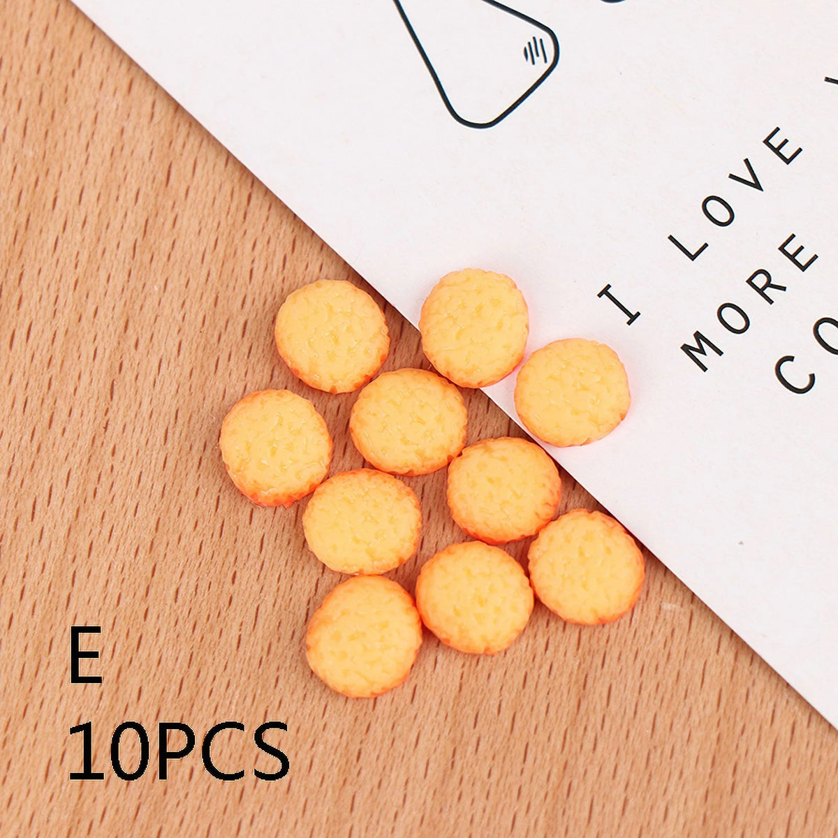 10Pcs/Set Dollhouse Miniature Cookie Kitchen Food Toy X904