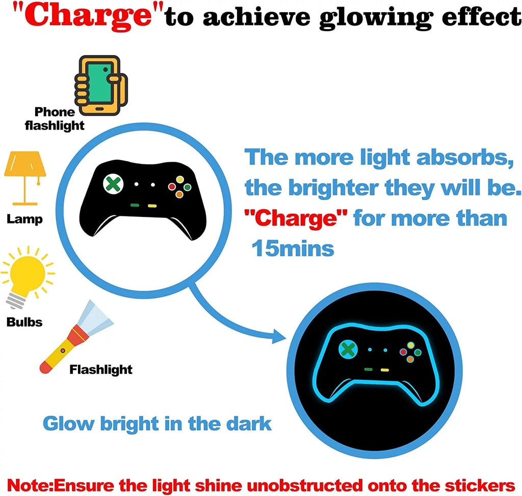 Glow in The Dark Wall Decals O750