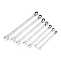 SAE Ratcheting Combination Wrench Set, 7-Piece F4225