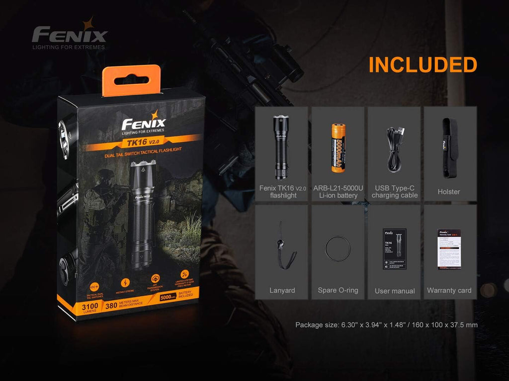 3100 Lumen LED Tactical Flashlight with USB Rechargeable Battery and Carrying Case E400776