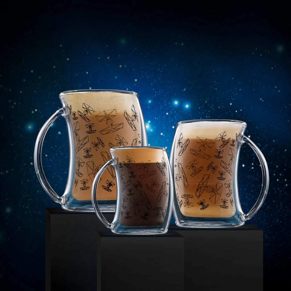 Double Wall Glass Mugs Set of 2 X6237
