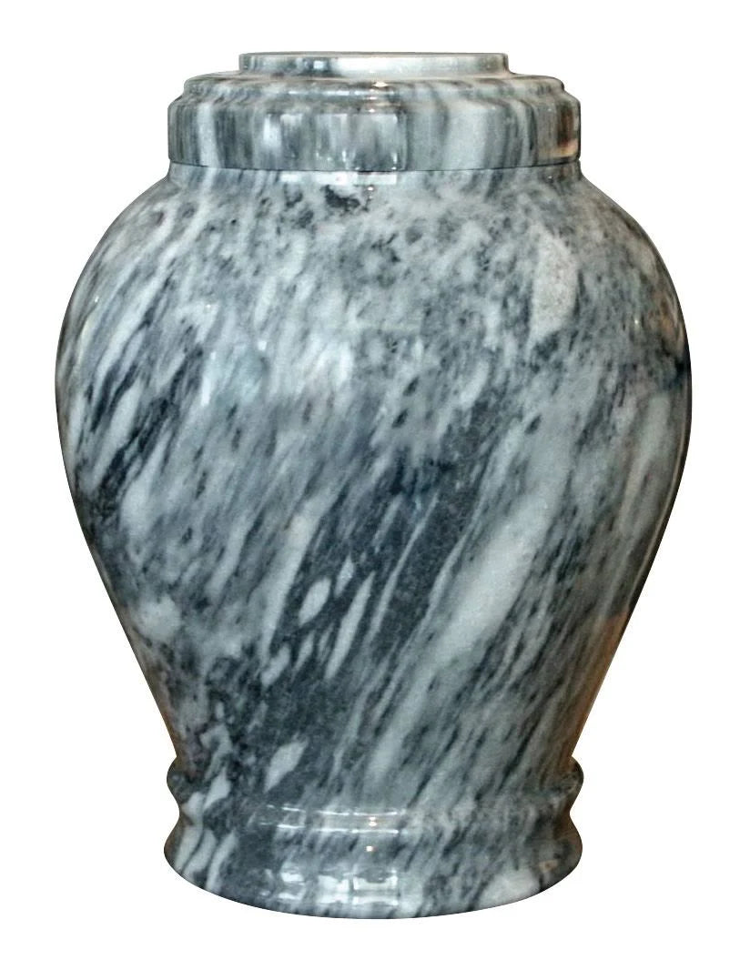 Cashmere Gray Marble Cremation Urn A446579
