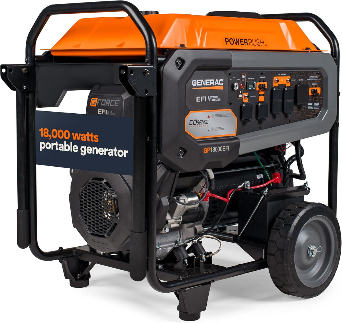 18,000-Watt Gas-Powered Portable Generator H191
