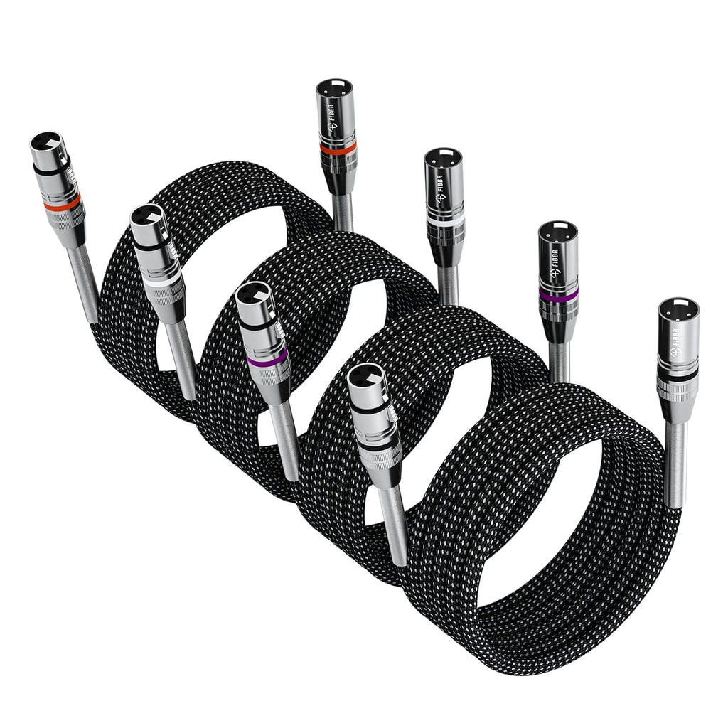100ft Nylon Braided XLR Male to Female Microphone Cable Z5497