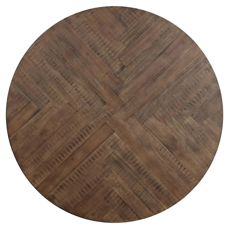Mahogany Wood Round Dining Table J883510